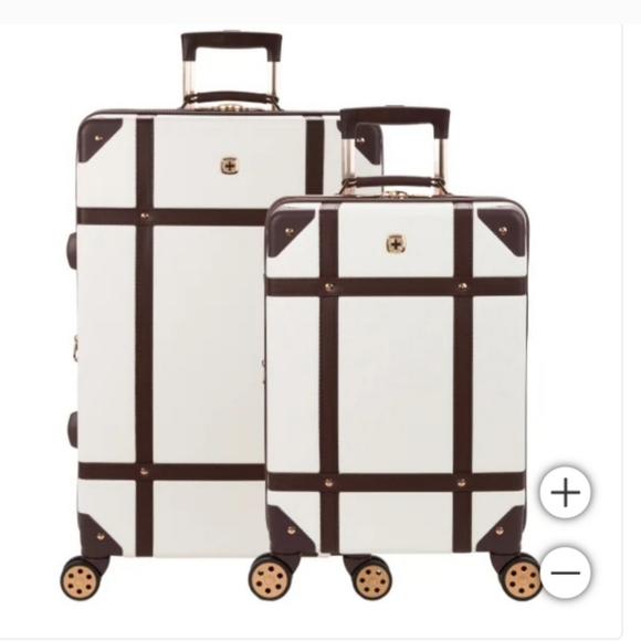 Handbags - SwissGear 2-piece Hardside Trunk Luggage Set, new